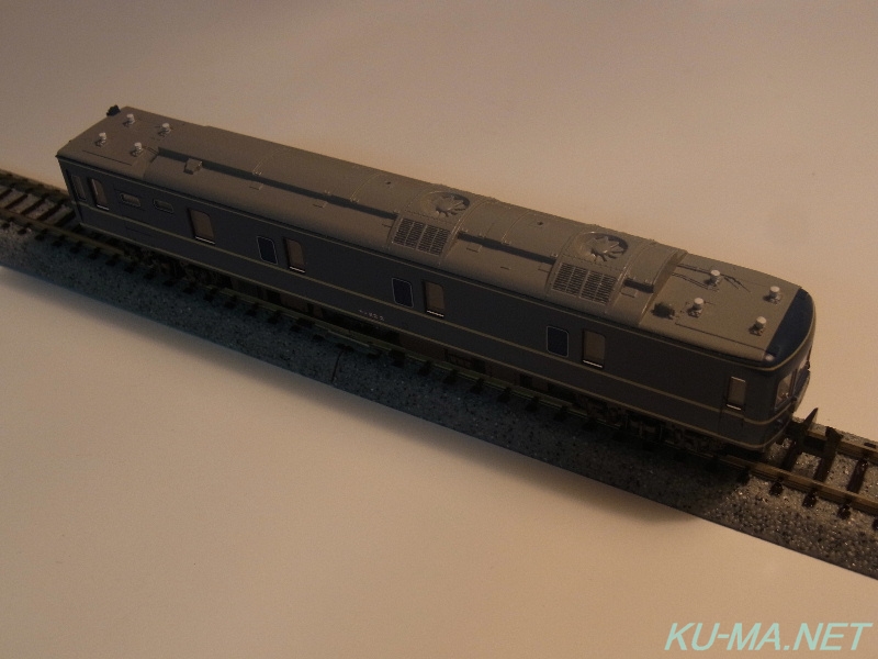 カニ22パンタ無し完成の鉄道模型写真